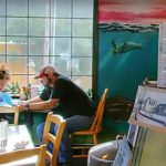 Couple Eating Inside At Our Yachats Oregon Restaurant